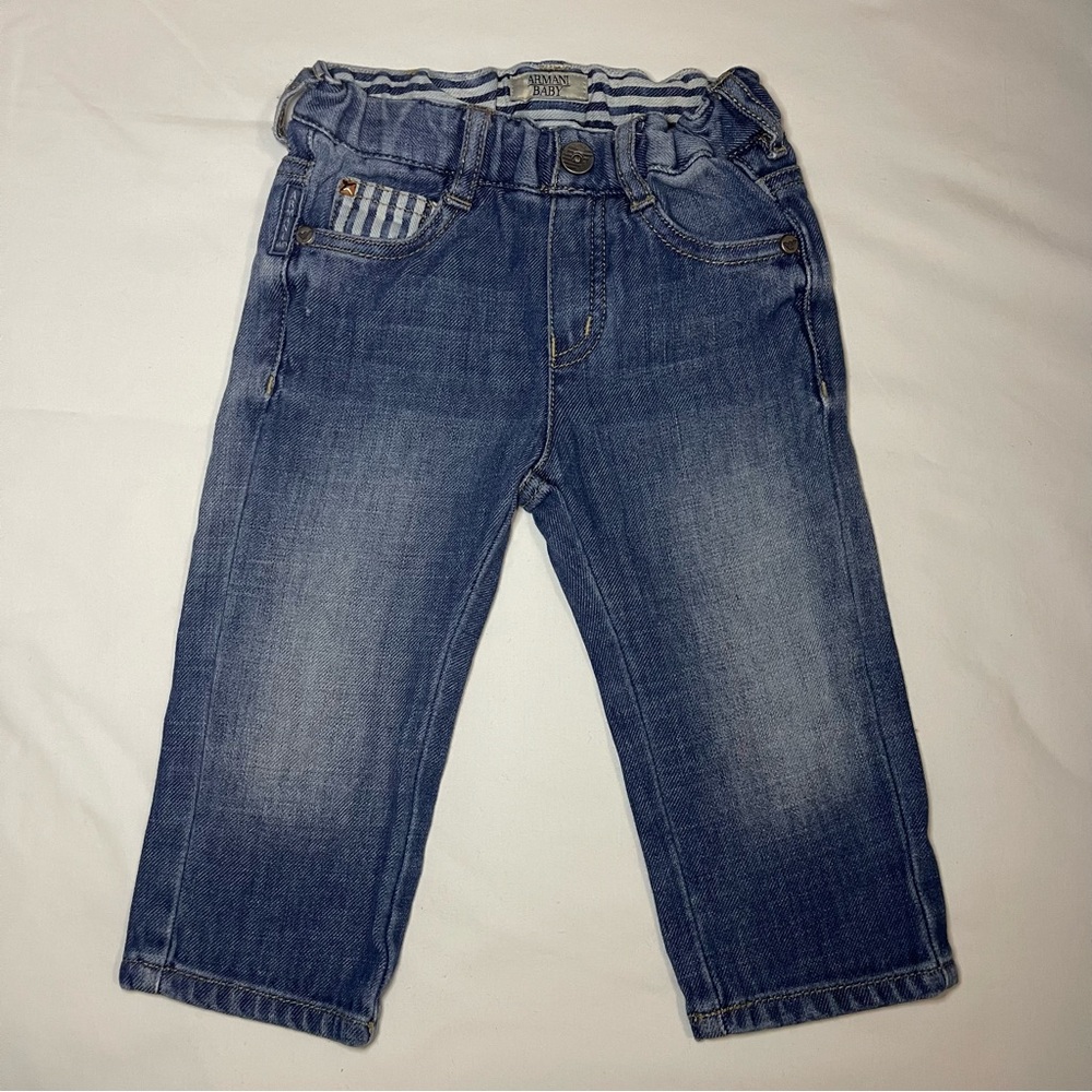 Armani Baby Denim Project | Light wash | Size 9M